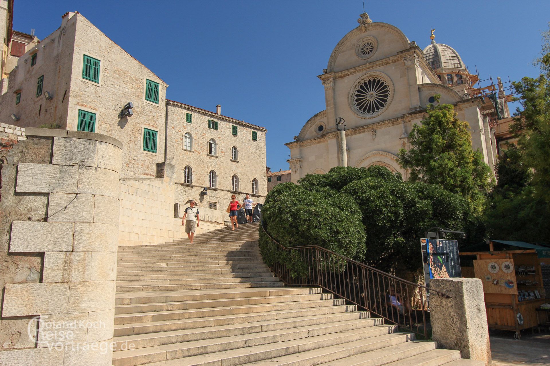 gotische Kathedrale in der Altstadt von Sibenik